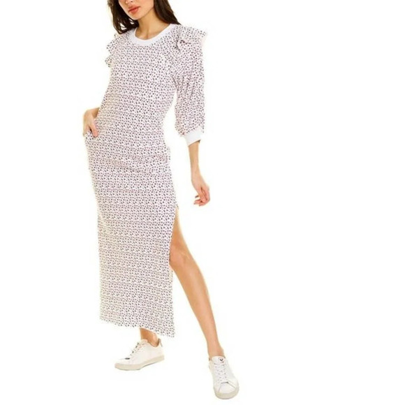 Something Navy White and Black Maxi Dress - Picture 7 of 10